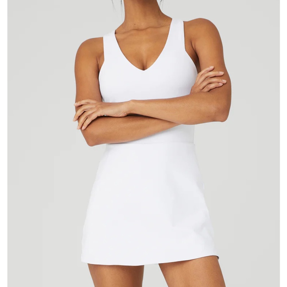 White Alo Dress- Airbrush Real Dress
